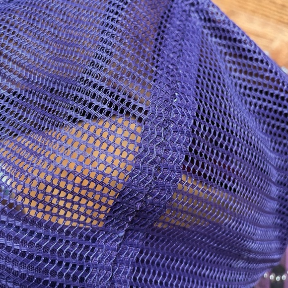 Ed Hardy Christian Audiger Purple Plaid Skull Hat - Picture 8 of 12